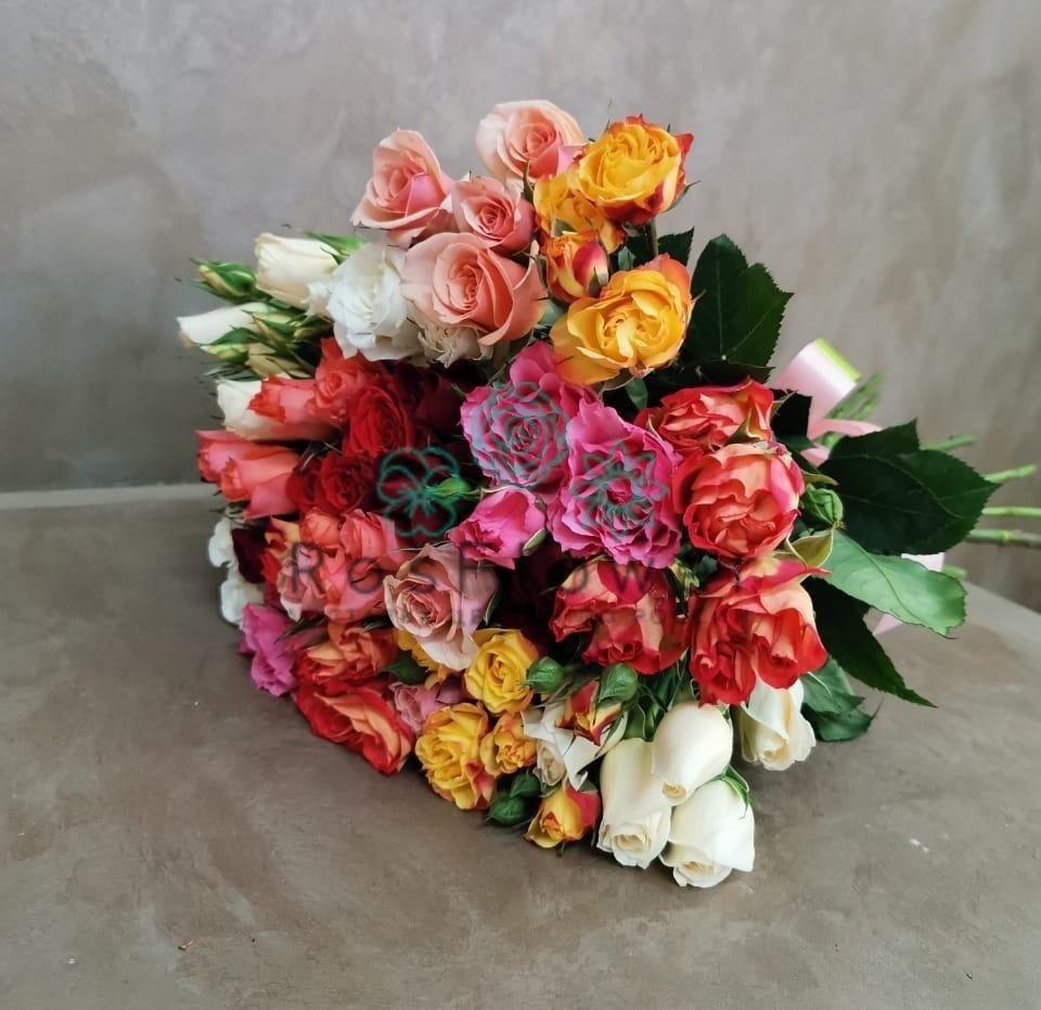 Букет цветов из: Розы в Верховье