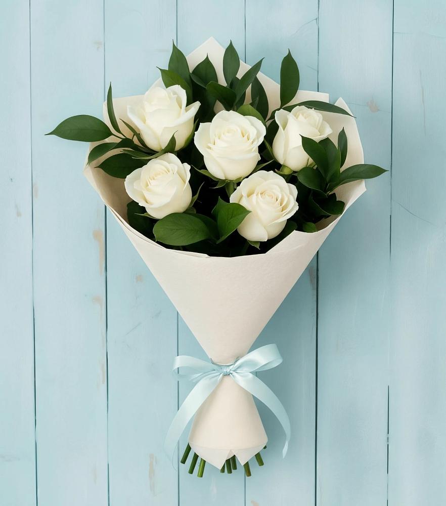 Букет цветов из: Розы в Верховье