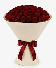 Букет 101 Бордовая роза Блэк Бакарра в Верховье