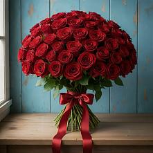 Букет Красные розы Блэк Меджик в Верховье