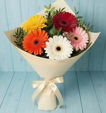 Букет цветов из:  Герберы в Верховье