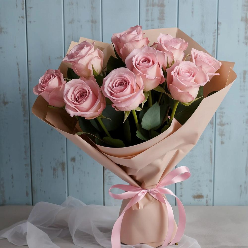 Букет цветов из: Розы в Верховье