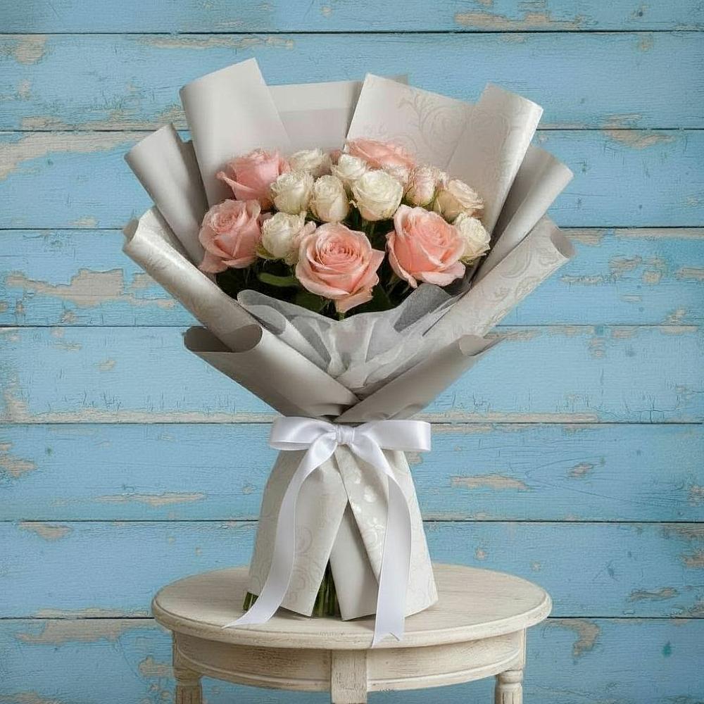 Букет цветов из: Розы в Верховье
