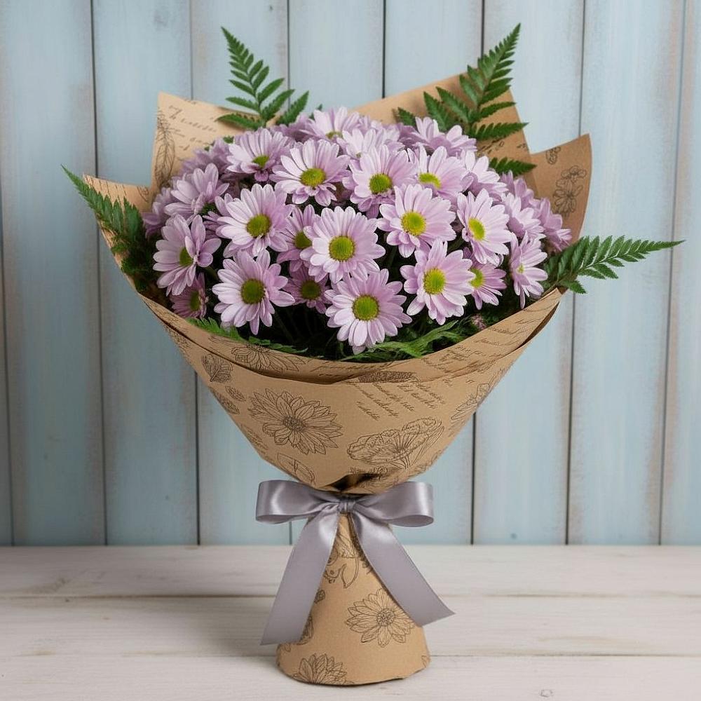 Букет цветов из: Хризантемы в Верховье
