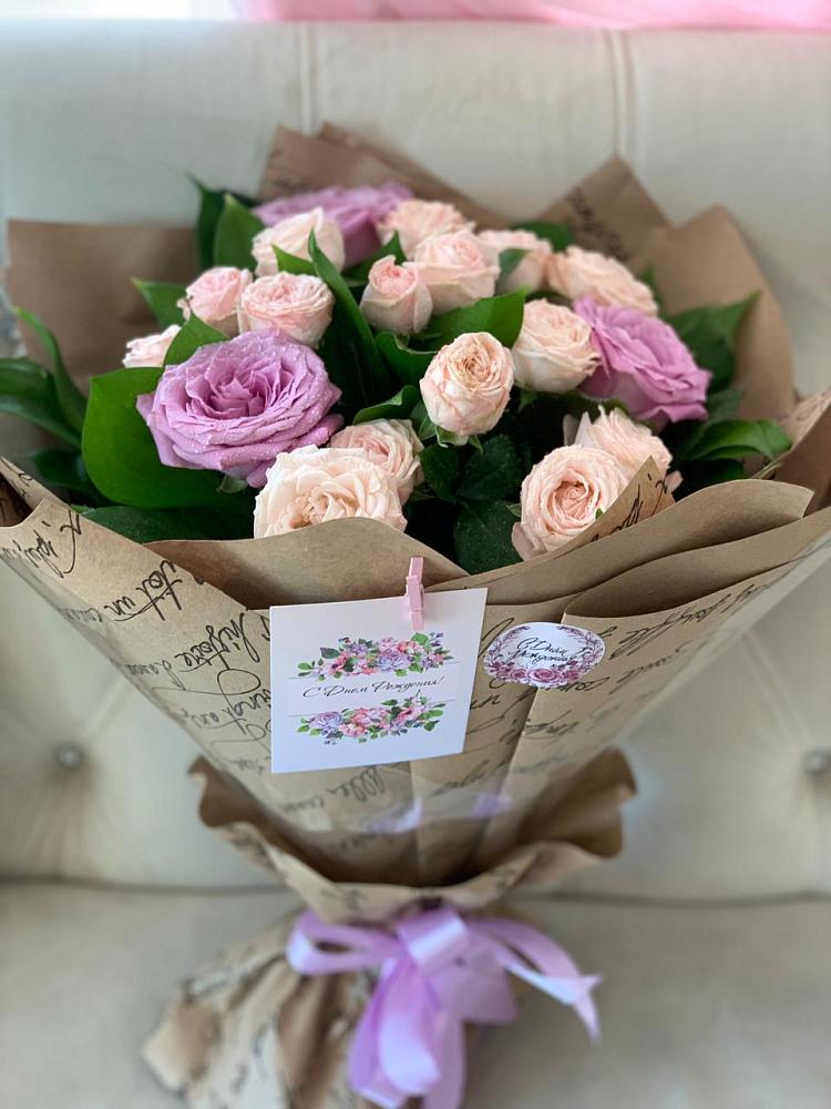 Букет цветов из: Розы в Верховье