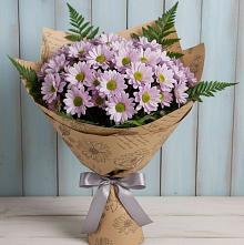 Букет цветов из:  Хризантемы #REPLACE_PRED# Верховье