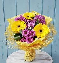Букет цветов из:  Хризантемы и Герберы в Верховье
