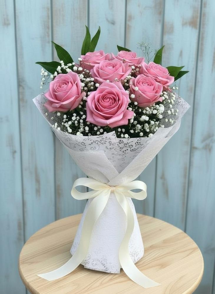 Букет цветов из: Розы в Верховье