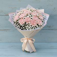 Букет цветов из:  Гвоздики #REPLACE_PRED# Верховье