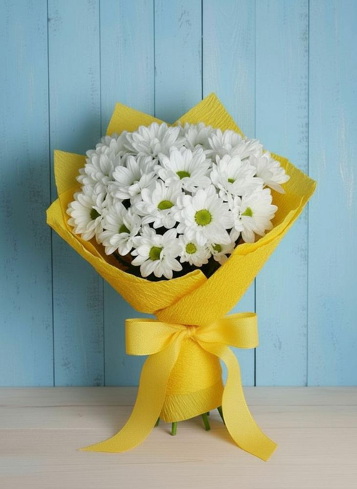 Букет цветов из: Хризантемы в Верховье