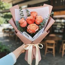 Букет цветов из:  Розы в Верховье