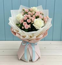 Букет цветов из:  Розы в Верховье