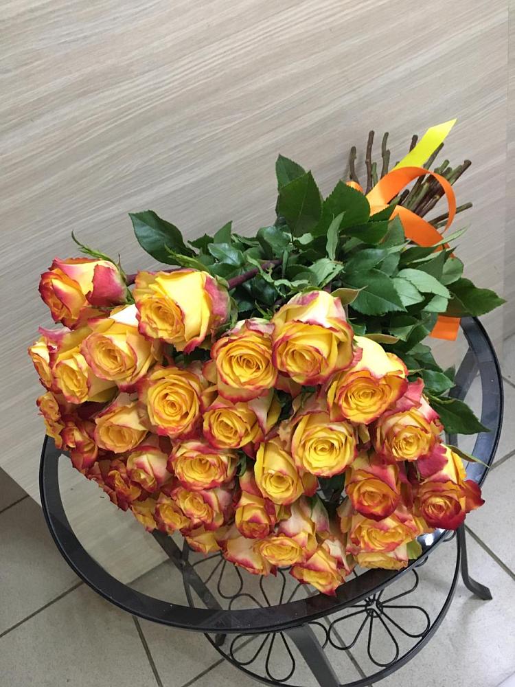 Букет Желтые розы в Верховье