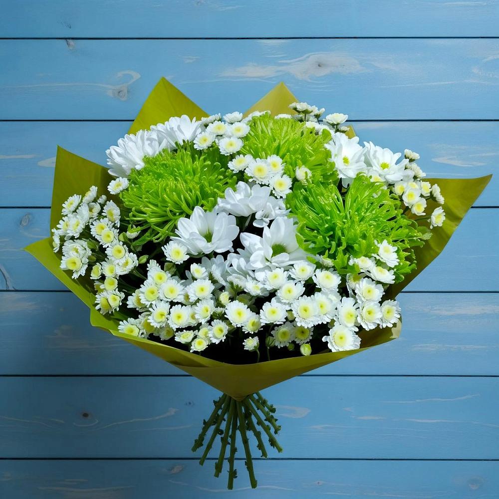 Букет цветов из: Хризантемы в Верховье