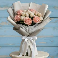 Букет цветов из:  Розы в Верховье
