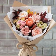 Букет цветов из:  Гвоздики, Хризантемы и Розы в Верховье