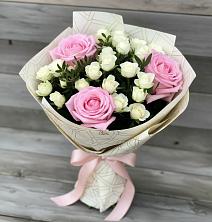 Букет цветов из:  Розы в Верховье
