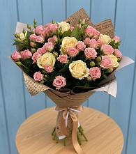Букет цветов из:  Розы в Верховье