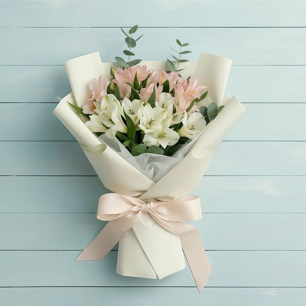 Букет цветов из: Альстромерии в Верховье