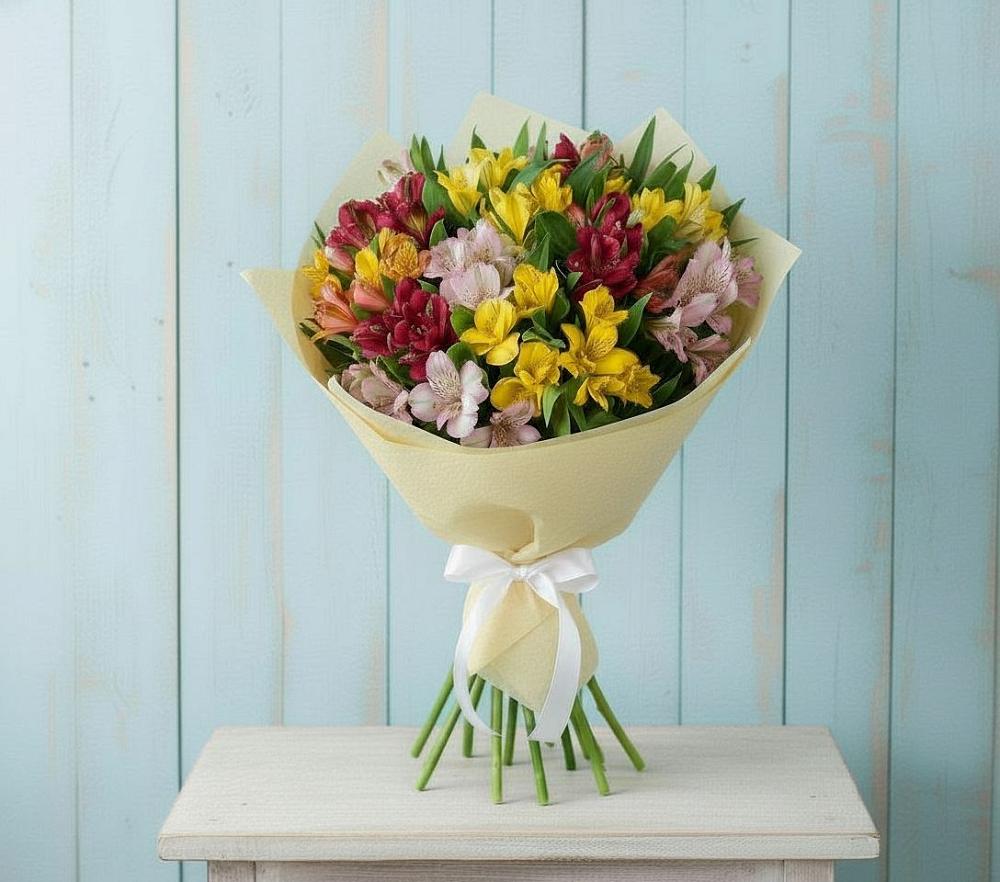 Букет цветов из: Альстромерии в Верховье