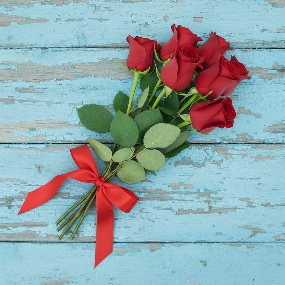 Букет Красные розы в Верховье