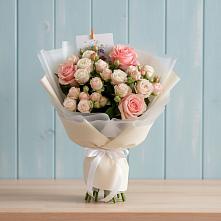 Букет цветов из:  Розы в Верховье