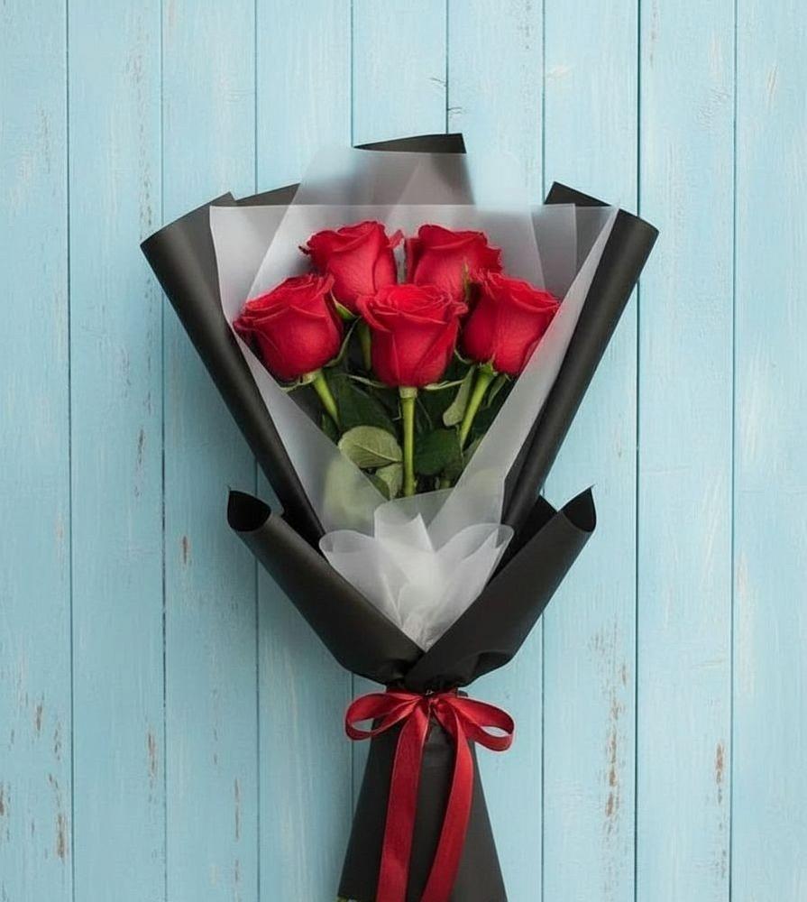 Букет цветов из: Розы в Верховье