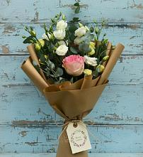 Букет цветов из:  Розы и Лизиантусы в Верховье