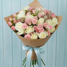 Букет цветов из:  Розы в Верховье