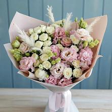 Букет цветов из:  Альстромерии и Розы в Верховье